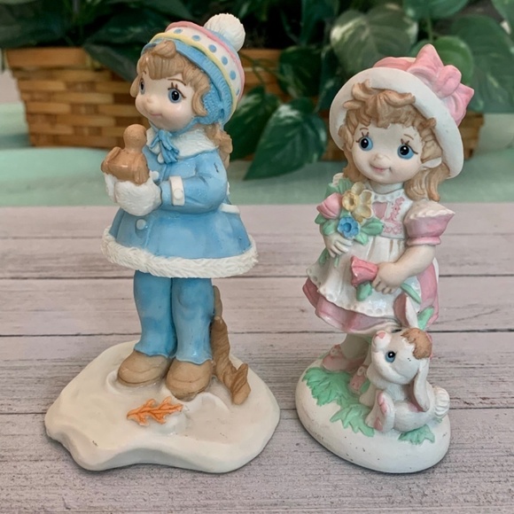 JoAnne Wanat Sweet Dreams Figurines Meredith Leigh & Victoria Martha Vintage 80s - Picture 5 of 14